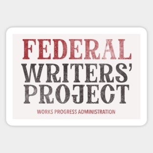 Federal Writers’ Project Sticker